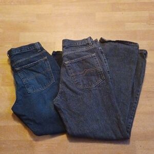 Red camel jeans 2 pair size 30x30